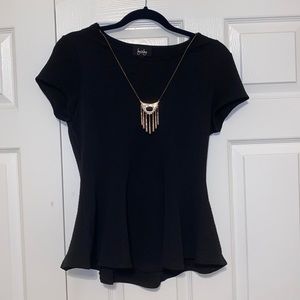 Black dress top